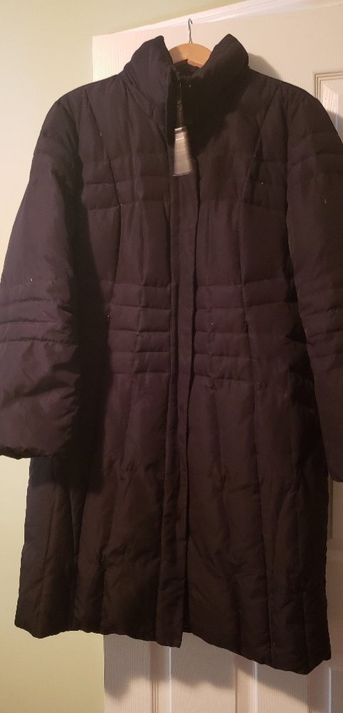 Black Wibter Coat - Calvin Klein